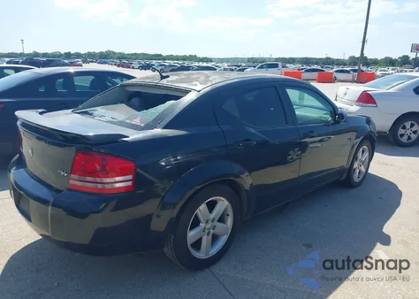 2008 Dodge Avenger R/T из США, поврежденный, VIN 1B3LC76M98N639341